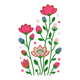 Elegant Lotus Blossom Embroidery Design, Machine Embroidery Pattern, Instant Download