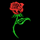 Elegant Red Rose Embroidery Design, Classic Floral Machine Embroidery Pattern, Instant Download