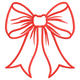 Elegant Ribbon Bow Embroidery Design V2, Instant Download