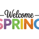 Elegant Welcome Spring Embroidery Design, Machine Embroidery Pattern, Instant Download