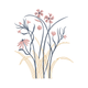 Elegant Wildflower Meadow Embroidery Design, Instant Download