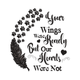 Emotional Memorial Embroidery Design, Instant Download