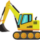 Excavator Embroidery Design, Instant Download