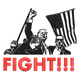 FIGHT Patriotic Trump Embroidery Design, Instant Download