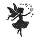 Fairy with Star Wand Embroidery Design V2, Instant Download