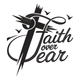 Faith Over Fear Embroidery Design, Christian Cross Machine Embroidery Pattern, Instant Download