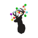 Festive Christmas Deer Embroidery Design, Reindeer Holiday Pattern, Instant Download