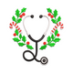 Festive Christmas Nurse Embroidery Design, Instant Download
