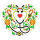 Festive Christmas Nurse Embroidery Design V2, Instant Download