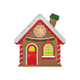 Gingerbread House Embroidery Design, Pattern