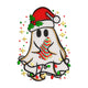 Festive Holiday Ghost Embroidery Design, Instant Download