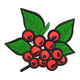 Festive Holly Berry Cluster Embroidery Design, Instant Download