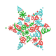 Festive Star Christmas Embroidery Design, Holiday Machine Embroidery Pattern, Instant Download