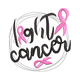 Fight Cancer Embroidery Design, Instant Download