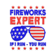 Fireworks Expert Embroidery Design, Instant Download