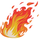 Flame Embroidery Design, Instant Download