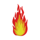 Flame Fire Embroidery Design, Instant Download
