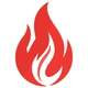 Flame Fire Symbol Embroidery Design, Instant Download