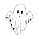 Floating Sheet Ghost Halloween Embroidery Design, Instant Download