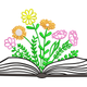 Floral Book Lover Embroidery Design, Daisy Wildflower Reading, Instant Download