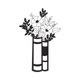 Floral Books Vase Embroidery Design, Instant Download