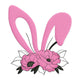 Floral Bunny Ears Embroidery Design, Instant Download