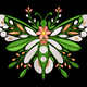 Floral Dragonfly Embroidery Design, Machine Embroidery Pattern, Instant Download