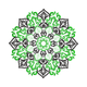 Floral Mandala Embroidery Design, Instant Download