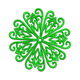 Floral Mandala Swirl Embroidery Design, Baroque Scroll Machine Embroidery Pattern, Instant Download