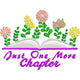 Floral Open Book Reading Quote Embroidery Design, Machine Embroidery Pattern, Instant Download