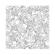 Floral Swirl Background Embroidery Design, Instant Download