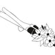 Floral Tweezers Embroidery Design, Beauty Embroidery Pattern, Instant Download