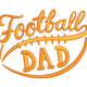 Football Dad Embroidery Design, Instant Download