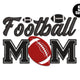 Football Mom Embroidery Design, Instant Download
