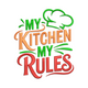 My Kitchen My Rules Embroidery Design, Funny Kitchen Machine Embroidery Pattern, Instant Download