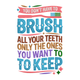 Funny Dental Embroidery Design, Machine Embroidery Pattern, Instant Download