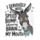Funny Donkey Quote Embroidery Design, Machine Embroidery Pattern, Instant Download