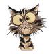 Funny Wide-Eyed Cat Embroidery Design, Instant Download