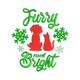 Furry and Bright Embroidery Design, Instant Download