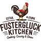 Fustergluck Kitchen Rooster Embroidery Design, Machine Embroidery Pattern, Instant Download