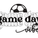 Game Day Vibes Embroidery Design, Instant Download