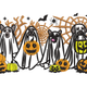 Ghost Dogs Halloween Embroidery Design, Spooky Puppy Machine Embroidery Pattern, Instant Download