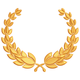 Golden Leaf Wreath Embroidery Design, Instant Download