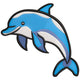 Graceful Dolphin Embroidery Design, Instant Download