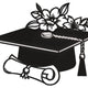 Graduation Cap & Diploma Embroidery Design, Instant Download