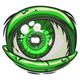 Green Monster Eye Embroidery Design, Cartoon Horror Machine Embroidery Pattern, Instant Download