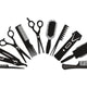 Hair Stylist Tools Embroidery Design, Salon Equipment Pattern, Instant Download