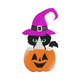 Halloween Cat in Pumpkin Embroidery Design, Machine Embroidery Pattern, Instant Download