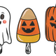 Halloween Popsicle Trio Embroidery Design, Instant Download