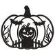 Halloween Pumpkin Scene Embroidery Design, Instant Download